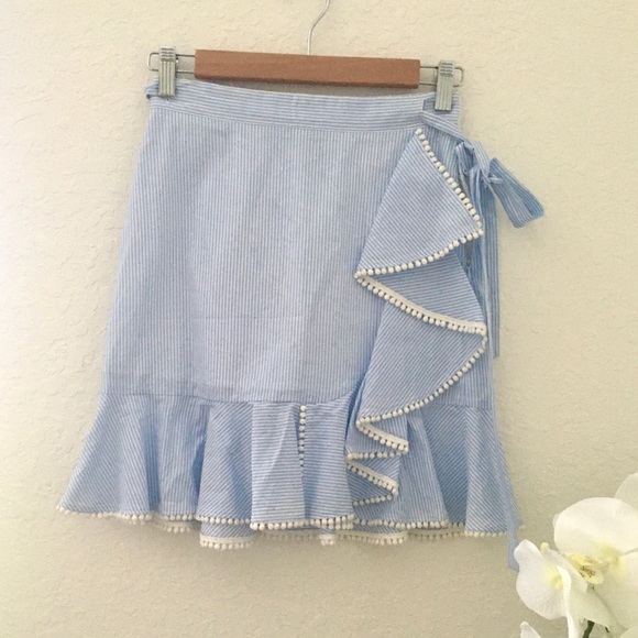 NWT Aqua Ruffle Skirt - Picture 3 of 9